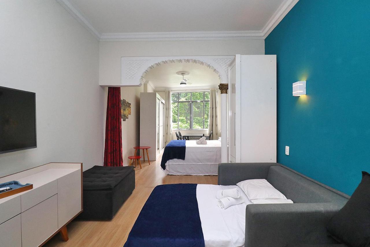 Fantastico 1 Quarto E Sala Em Copacabana Com Vista Para Natureza Apartment Rio de Janeiro Ngoại thất bức ảnh